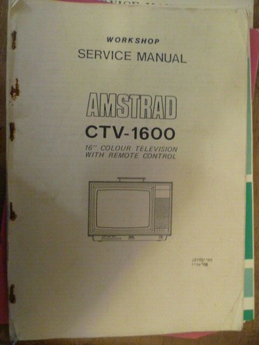 Amstrad cvt 1600 - amstrad, cvt-1600