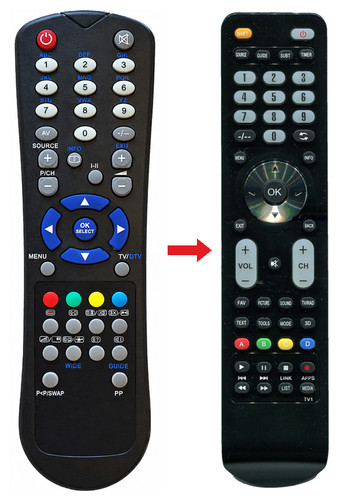 Telecomando ricambio per - di,